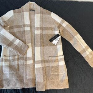 Cyrus Women's Brown and Tan Cardigan